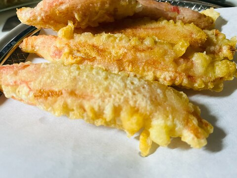 本物みたい!?カニカマの天ぷら